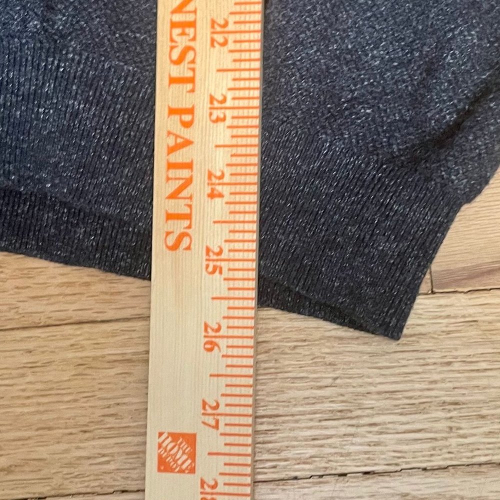 Massimo Dutti Women’s Pullover Sweater Crew Neck 100% Cotton Blue Marled Size L - Picture 6 of 8